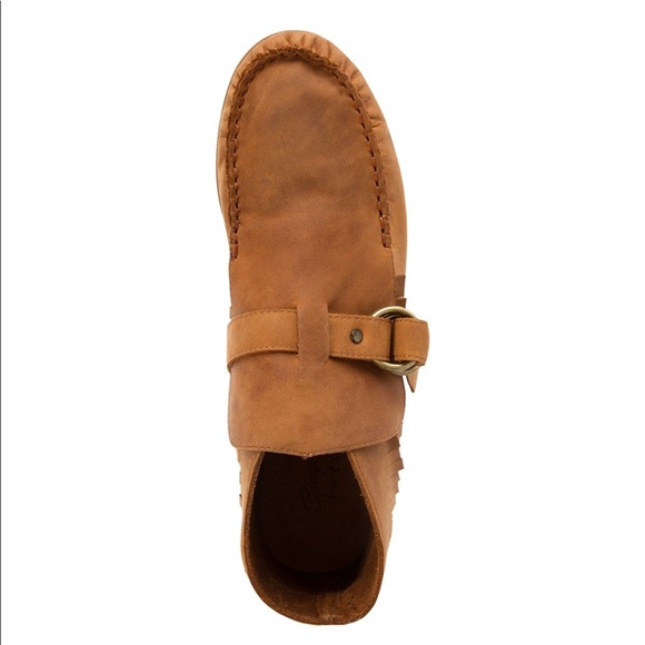 NIB Butter Soft Leather Fringe Boho Moccasins - Picture 7 of 8